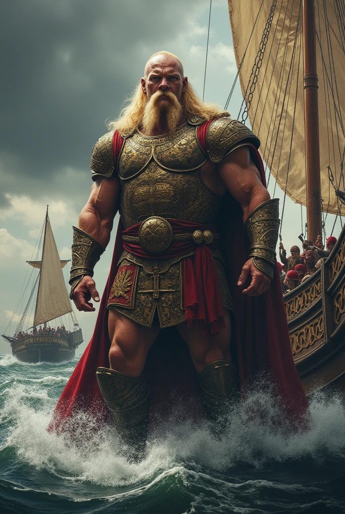 Hulk Hogan Medieval Navy Troop Commander