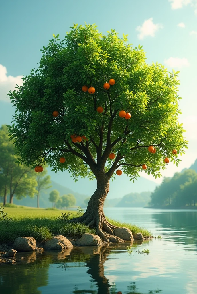 TREE PLANTED ON THE RIVER BANK, THAT BEARS ITS FRUIT AT THE RIGHT TIME.
ITS LEAVES NEVER WITHER, AND HE PROSPERS IN EVERYTHING HE DOES