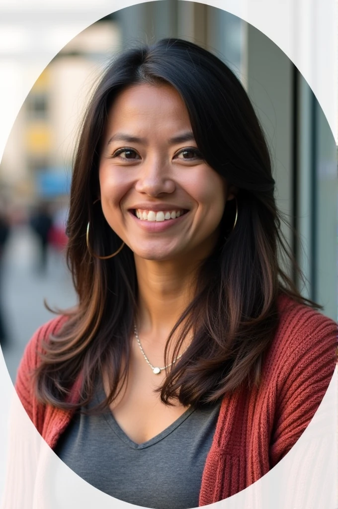 Create me a picture of a modern looking pin or badge that says the following: Dr. Sharon Cantillo, Physical Science. ( No images of people)