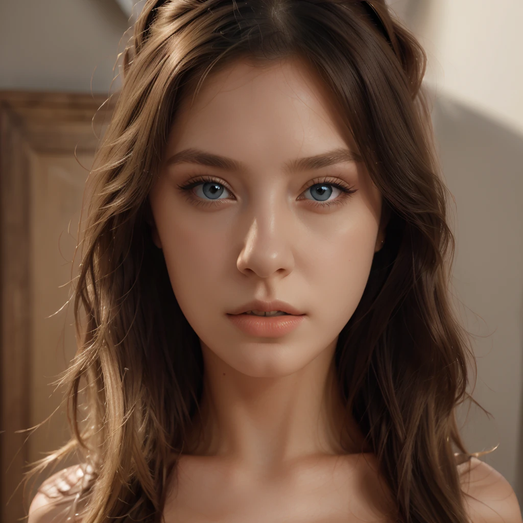 High Resolution, Masterpiece, Accurate, Anatomically Correct, Award Winning, Best Quality, High Details, High Quality, Super Detailed, UHD, 1girl, Solo, Long Hair, Blue eyes, Makeup, Blonde Hair, European young adult, Extremly beautiful girl