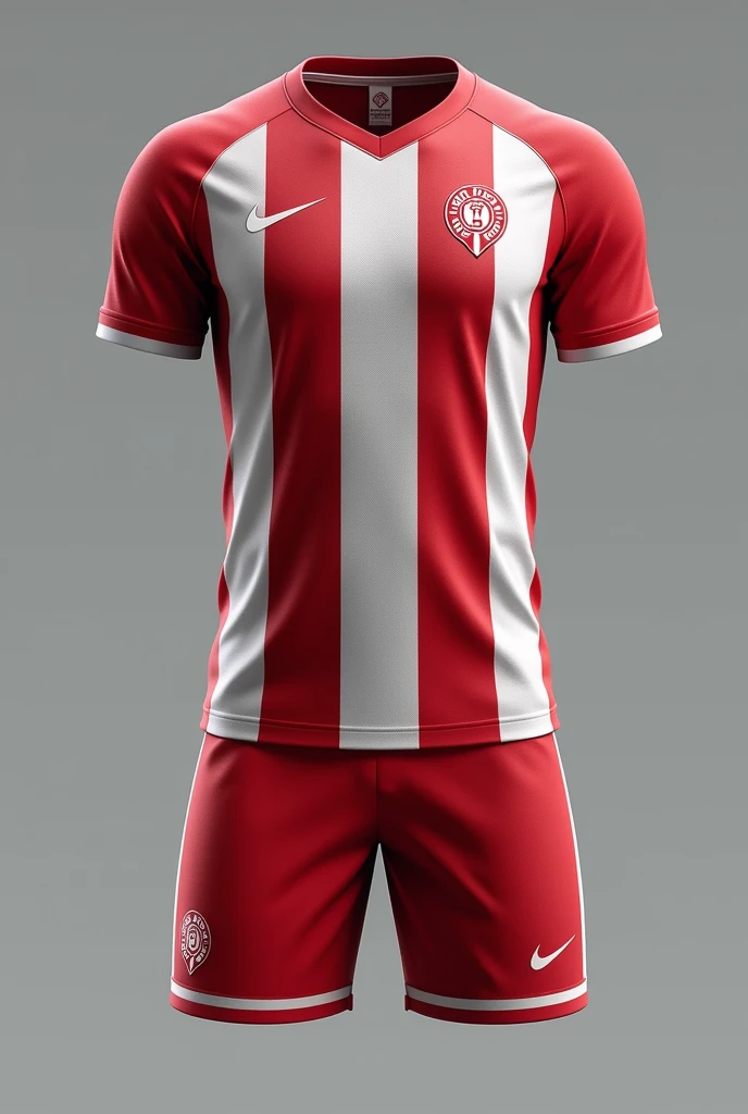 Crie um uniforme completo do river plate