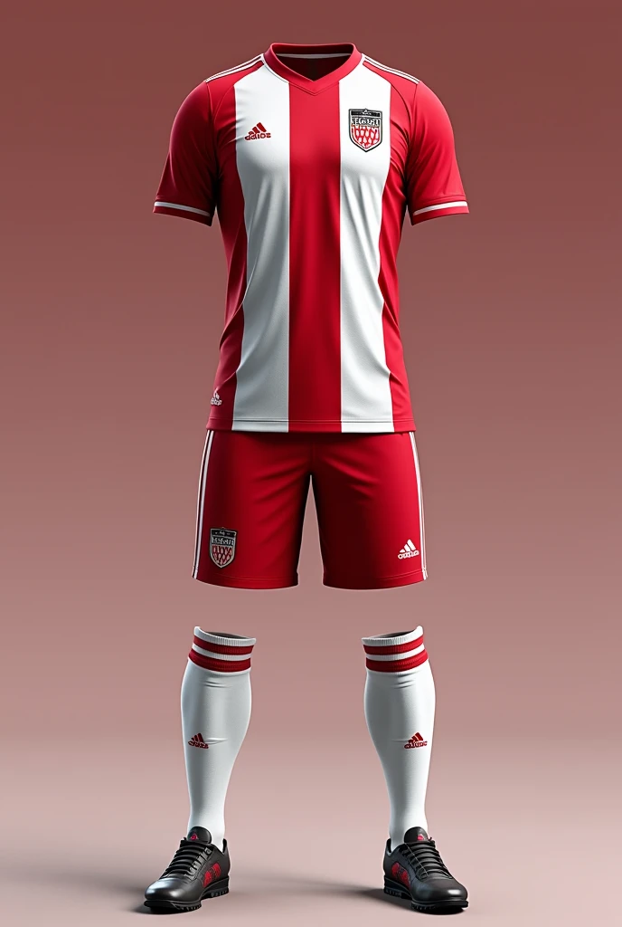 Crie um uniforme completo do river plate