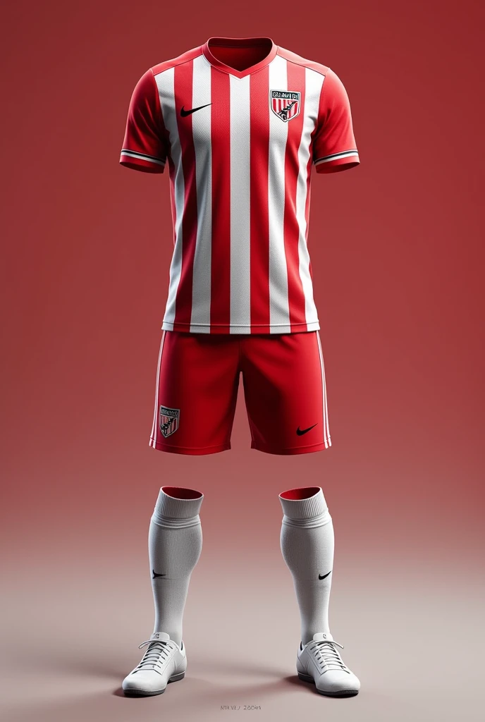 Crie um uniforme completo do river plate