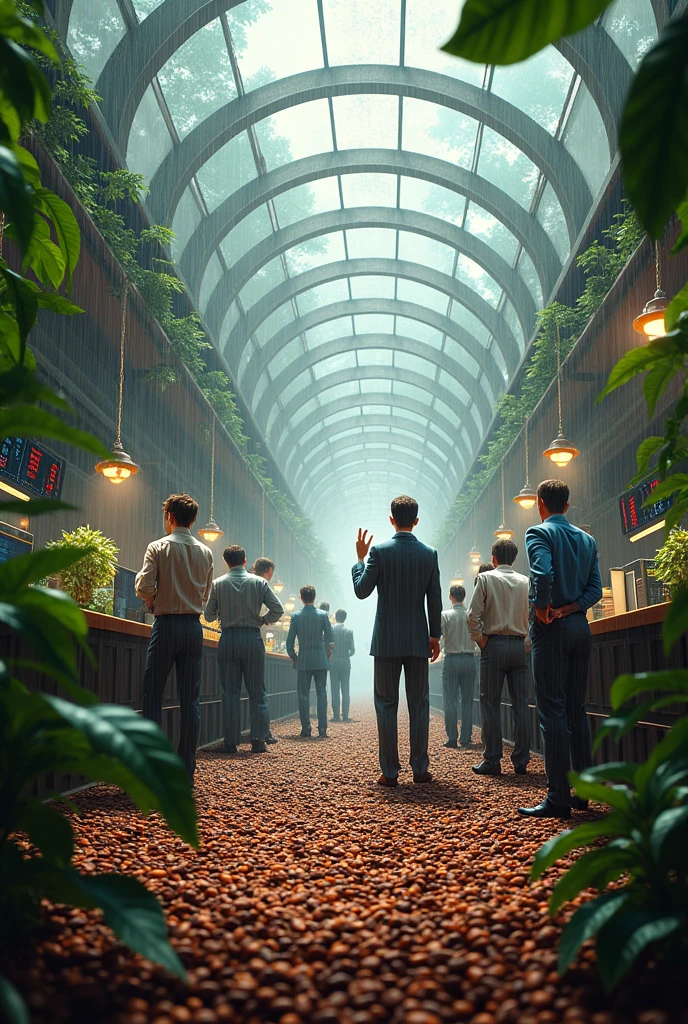 Climate Coffee plant Stock exchange Heat Rain Raw coffee beans