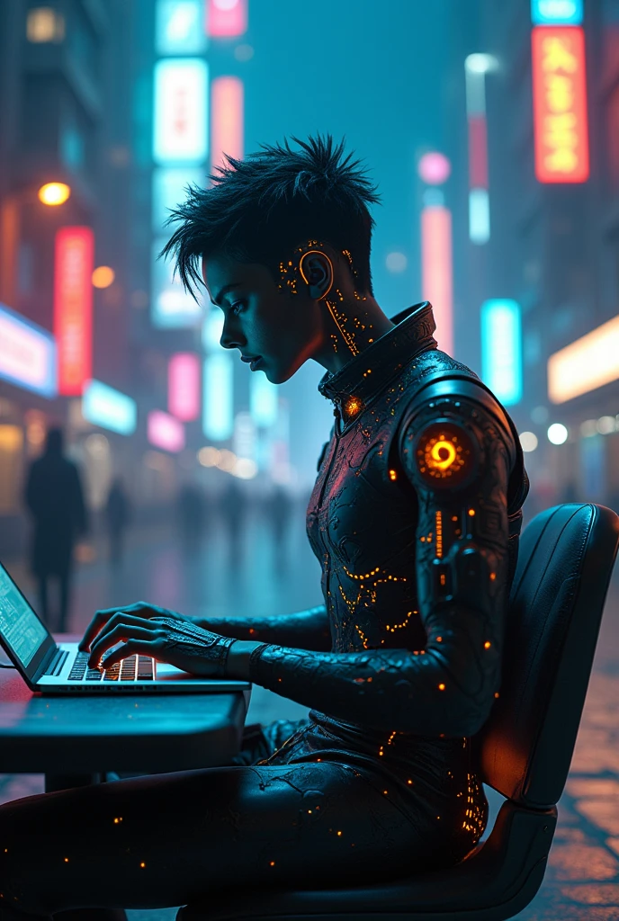 castor viral con una laptop