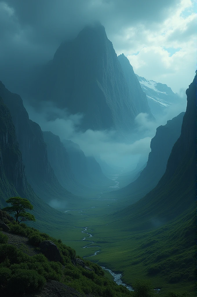 masterpiece, From the shadows they descend upon the land that was once green and blue., Its dark tendrils extend like a sinister stain across the land of Zempoala Hill . Starting with the imposing mountains, Shadows creep insidiously, Wrapping each peak in a cloak of darkness. Once vibrant landscapes are now cast in an eerie twilight., while the inexorable march of the shadow 16k, ultra high resolution.photorealistic, HD, DSLR, raw