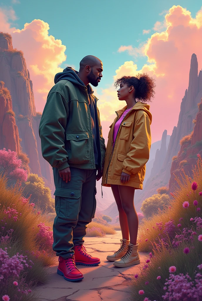 Kanye west and Squeezie