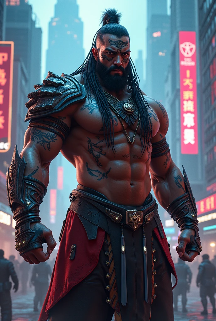 Roman Reigns tribal chief cyberpunk