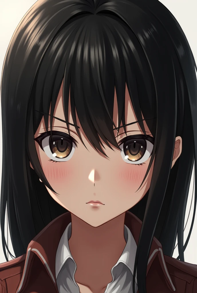 (photorealism:1.2), mikasa from attack on titans