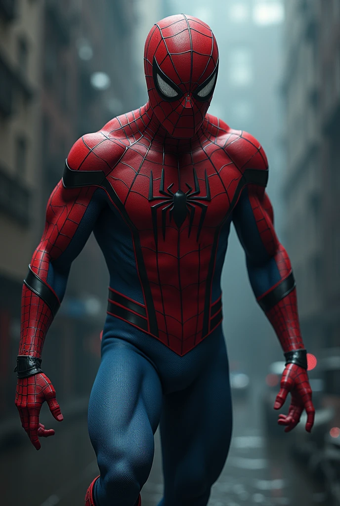 homem aranha, Surrealism, Realism, cinematic lighting, best quality, anatomically correct, high details, award winning, highres, masterpiece