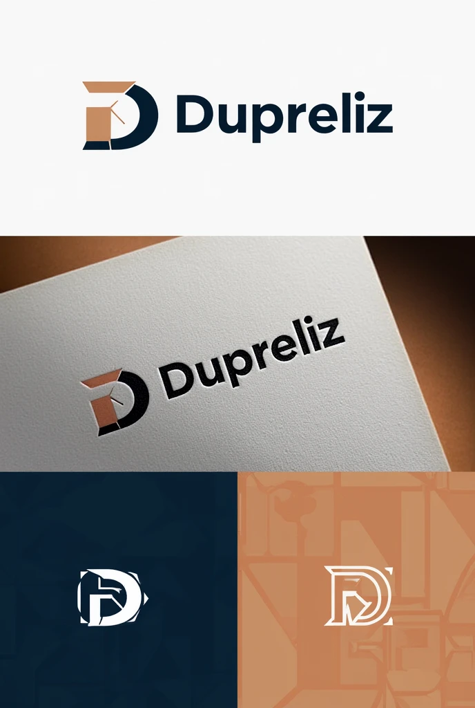 Dupreliz logo which is for advertising 


