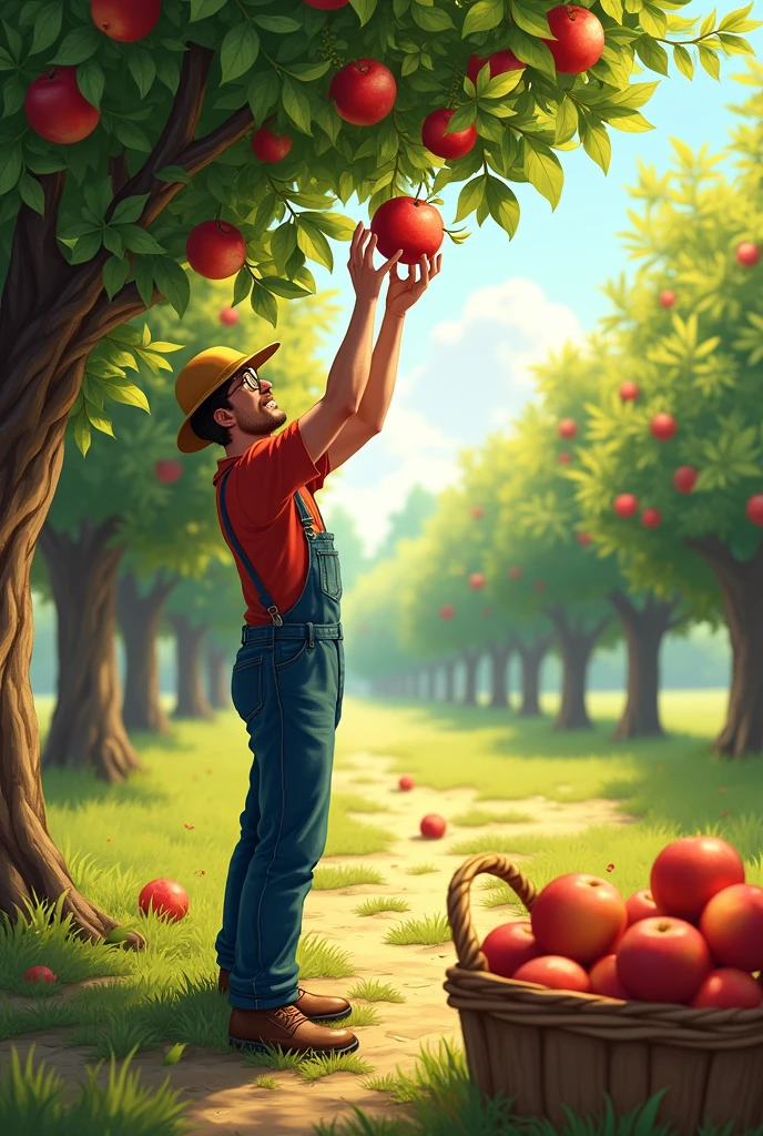 hand picking fruit straight from the orchard