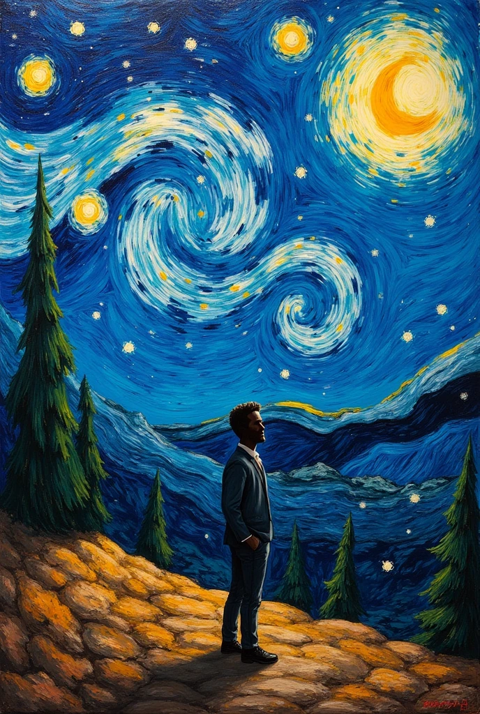 work inspired by painting by vincent van gogh