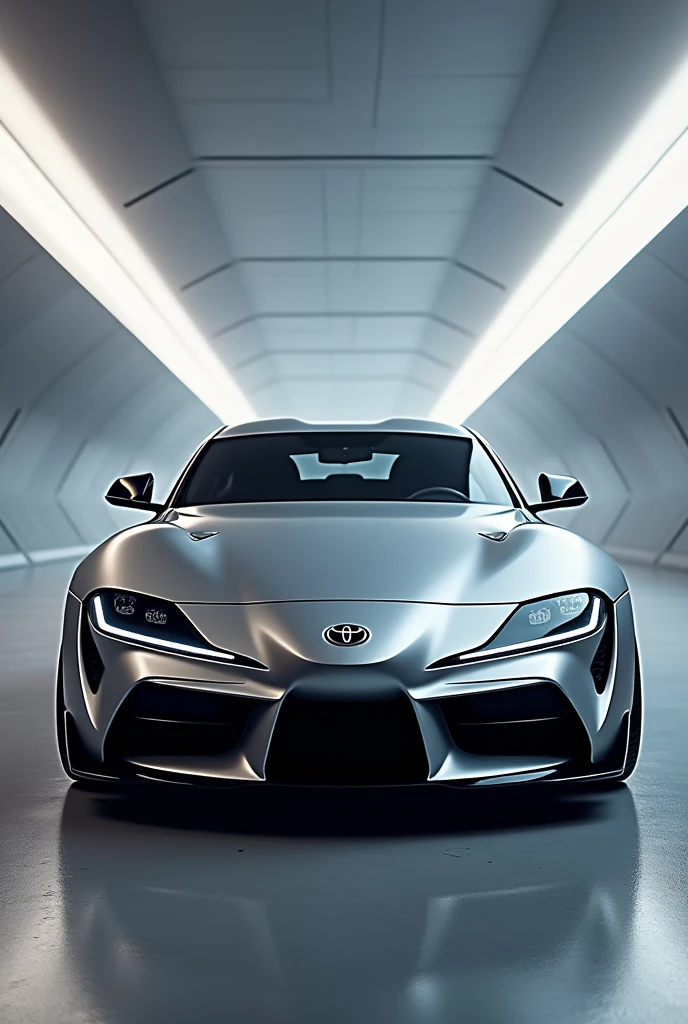 "The Supra MK5" facing the front 