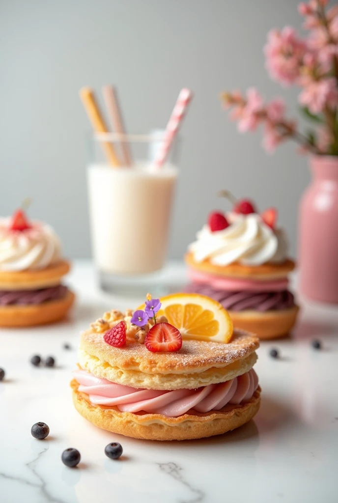  text photo, Professional pastry
