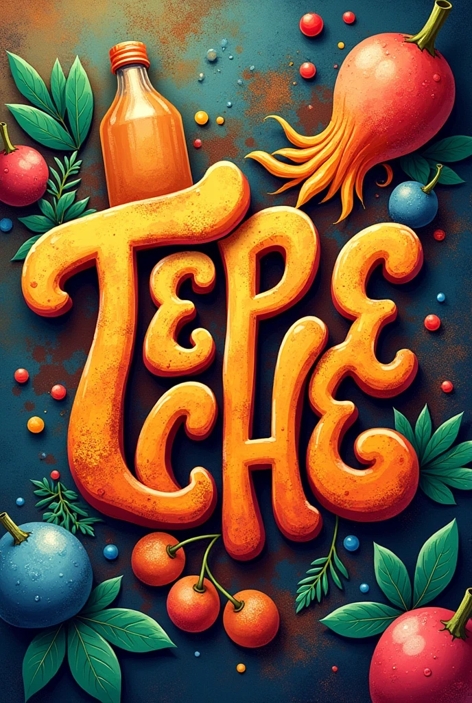 create image. Tepache letters