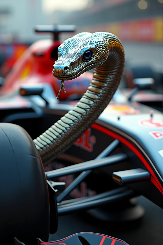 Formula 1 fanatic snake