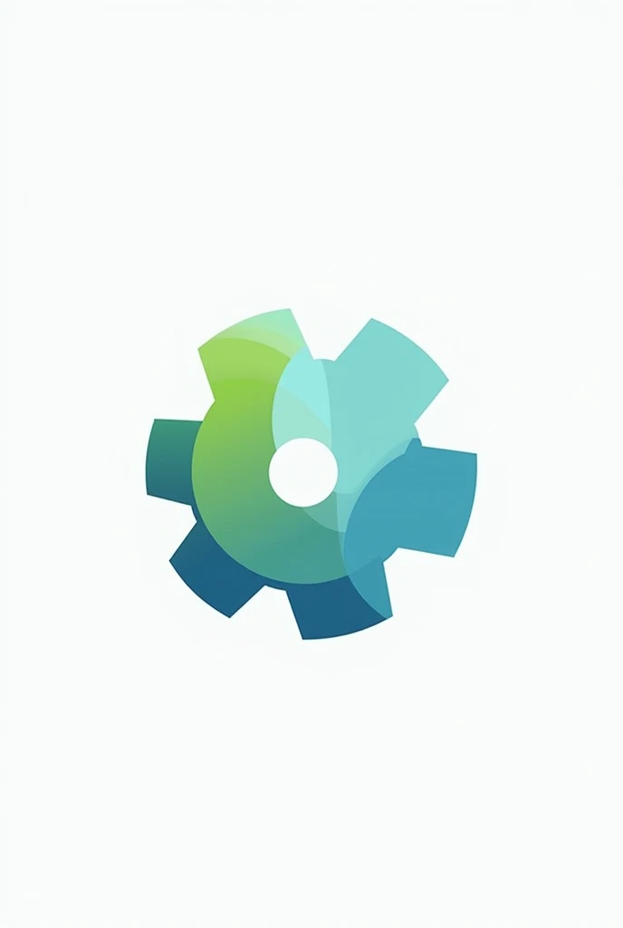 "Create a logo for a water treatment company called 'GUNS TEKNIK'. The design should incorporate elements that symbolize water, purity, and macine. Use a color scheme that includes shades of blue and green to represent water and sustainability. The logo should be clean, and convey a sense of trust and expertise. Include the company name 'GUNS TEKNIK' in a bold, readable font.