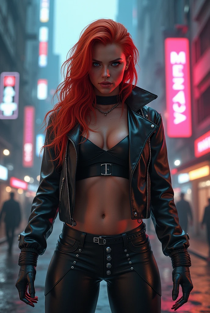 Becky Lynch cyberpunk 

