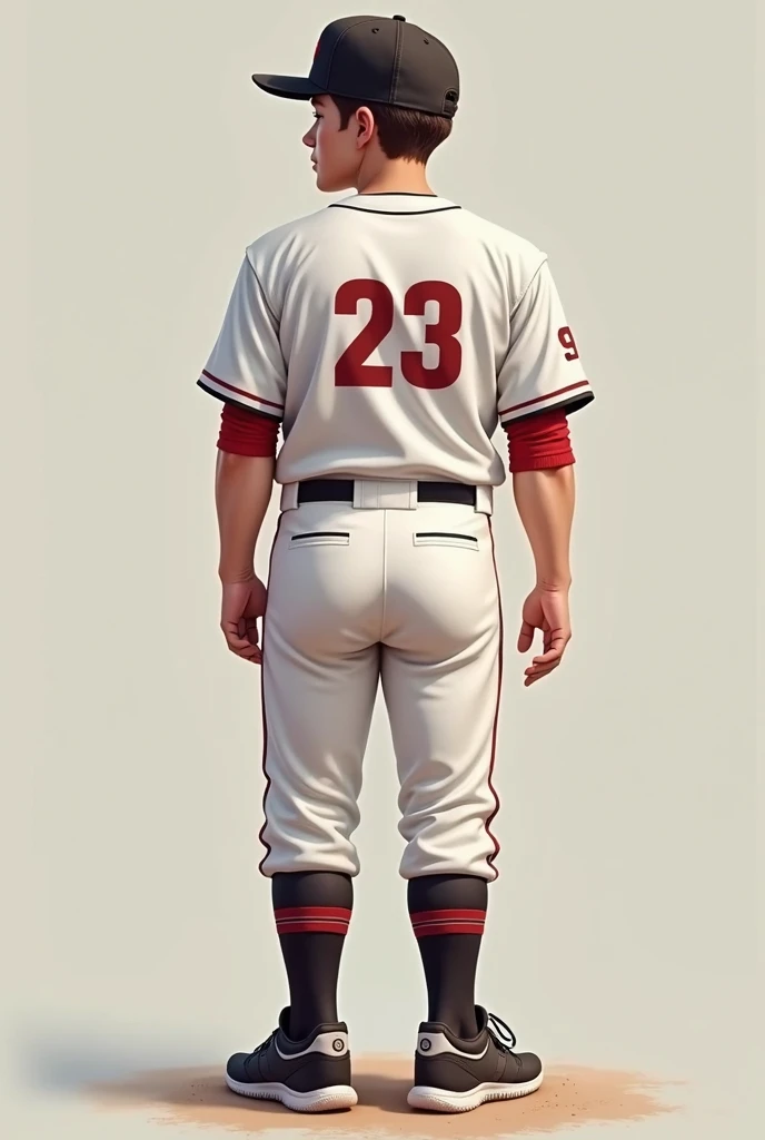Realistic, guy, big butt, big booty, hourglass figure, cute guy, baseball uniform, baseball pants, big butt, squishy butt, boy, male