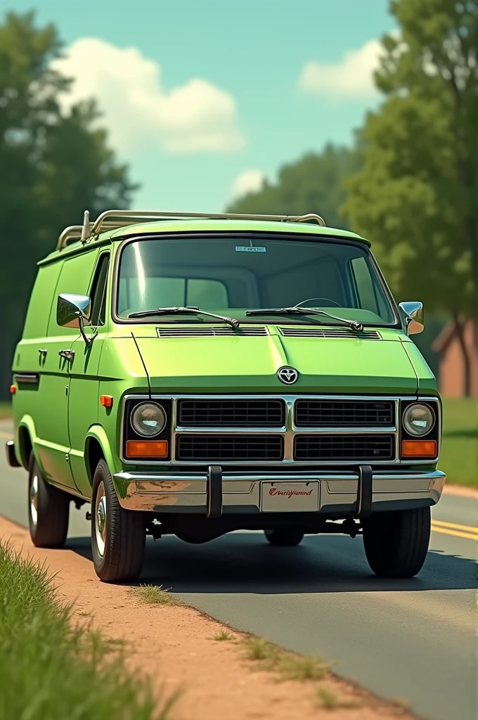 Dodge Caravan 2000 verde
