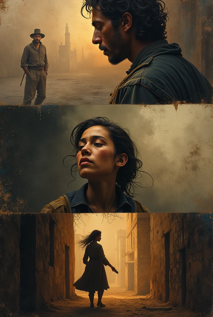Believe me, 3 images from the story, the author Julio Ramon Ribeyro's alignment, important in the text