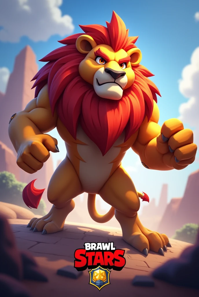 O LEON DE BRAWL STARS E SUA MAESTRIA E EM BAIXO O NOME SARAH CLASH ON