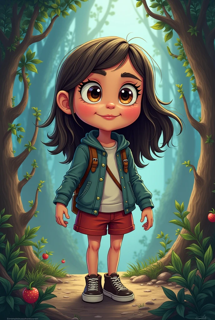 A character in the Gravity Falls drawing style that is a girl