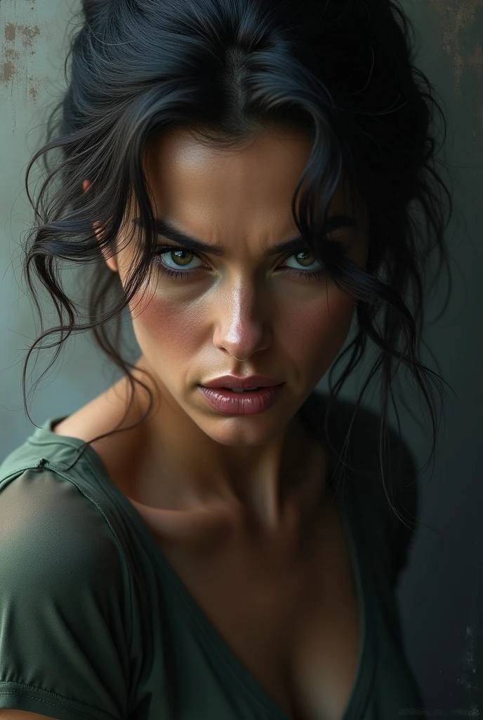 Create a book cover. On the cover there is an angry woman with an angry expression on her face, but she is controlling herself so as not to be aggressive..