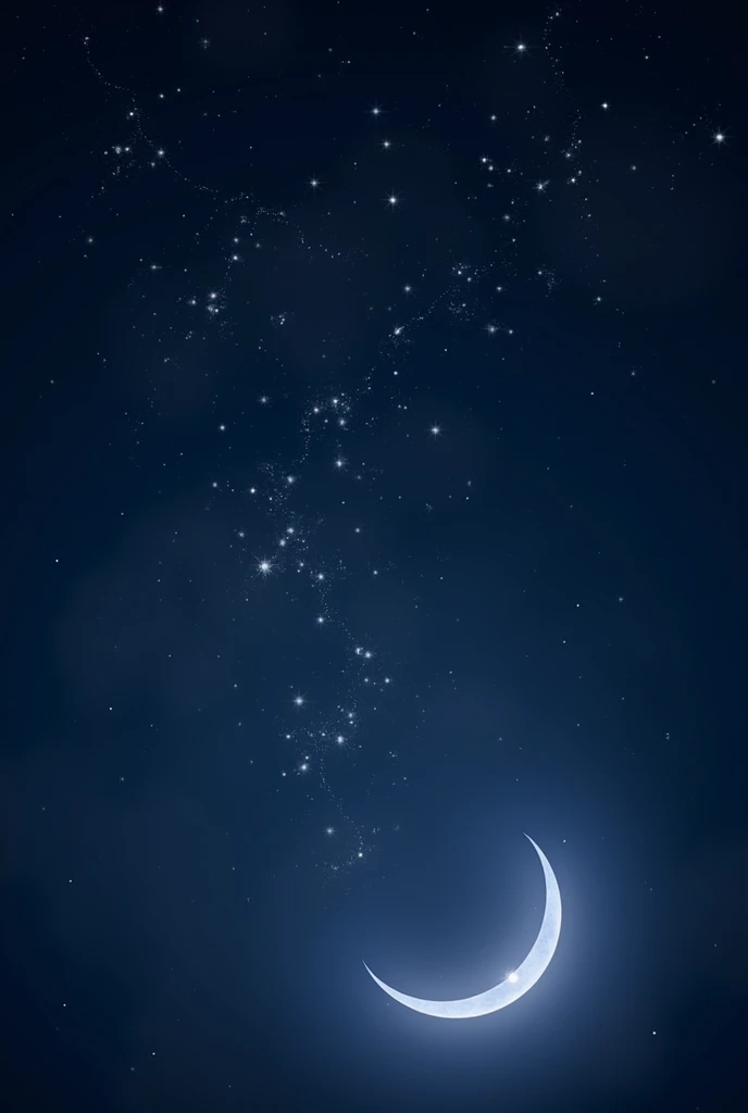 moon and constellation