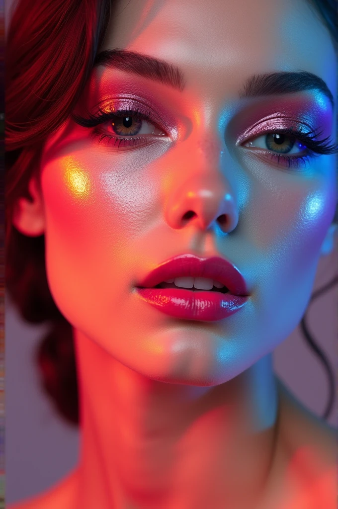 Un afiche de makeup