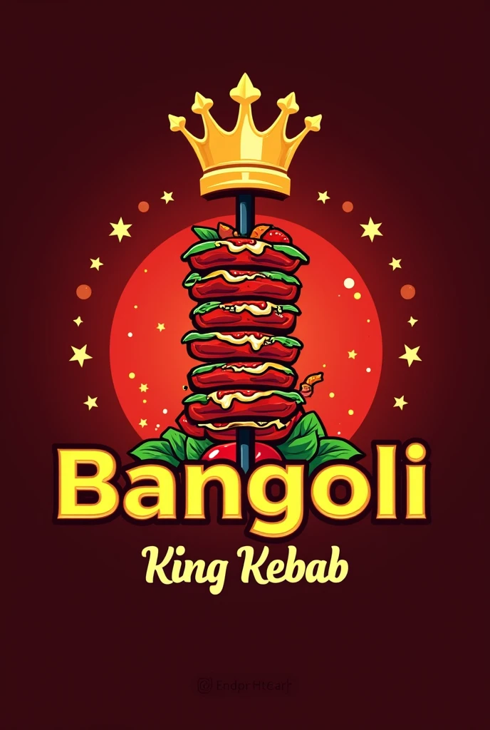 Doner kebab logo name bangoli king kebab
