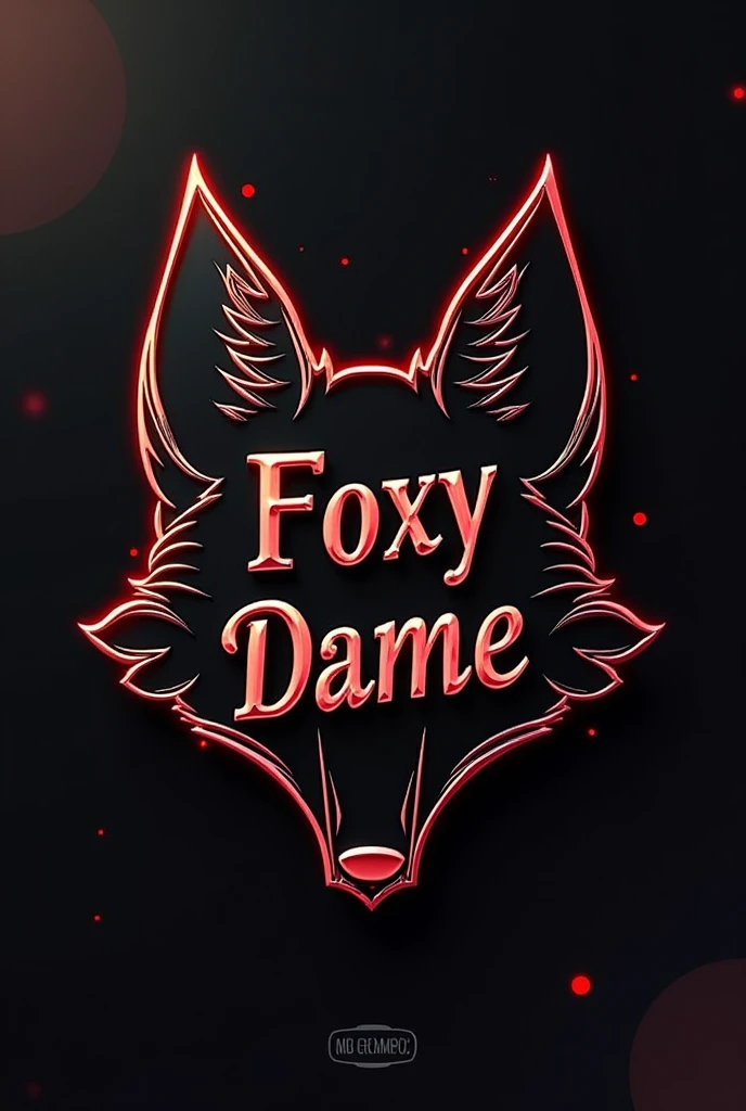 Create an attractive logo for the public with the word Foxy Dame more options