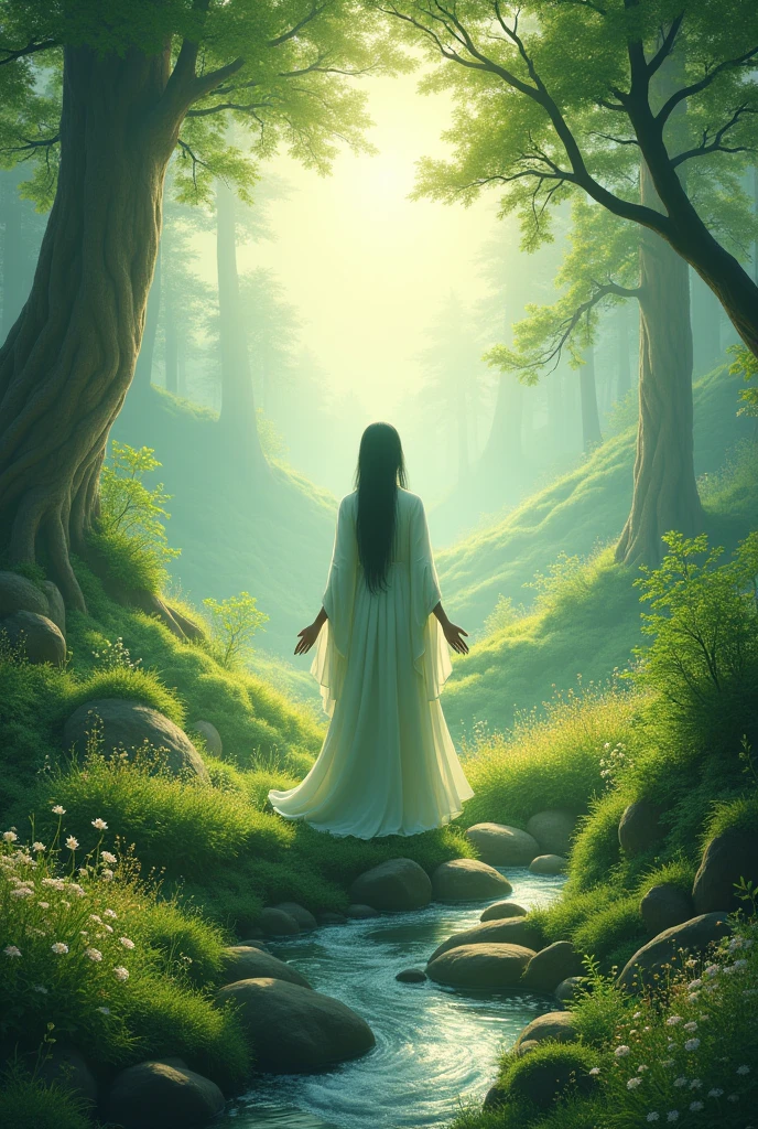 A peaceful and green world、Satya
