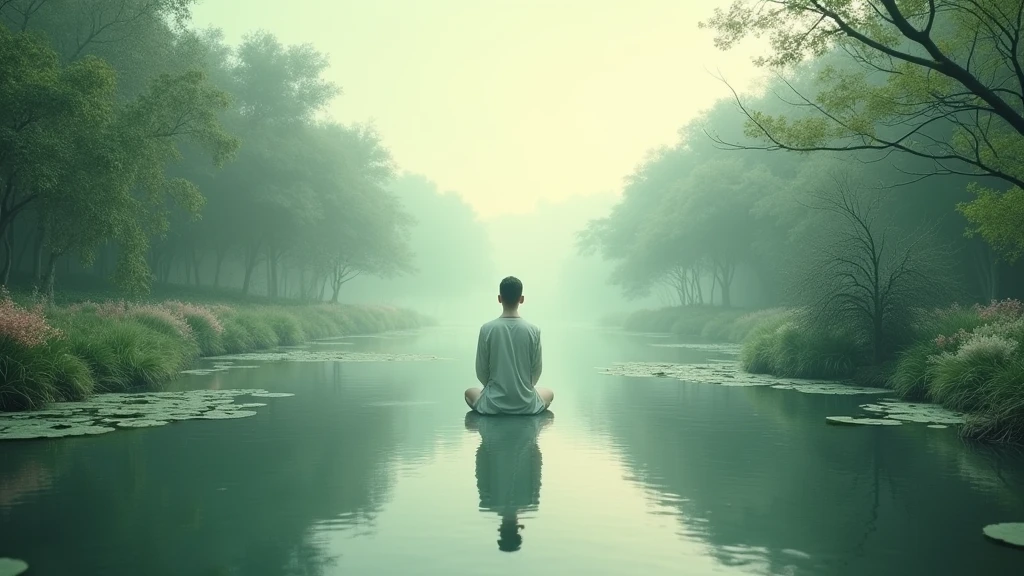 Create an image that reflects something about self-knowledge. Don't put a woman in the photo