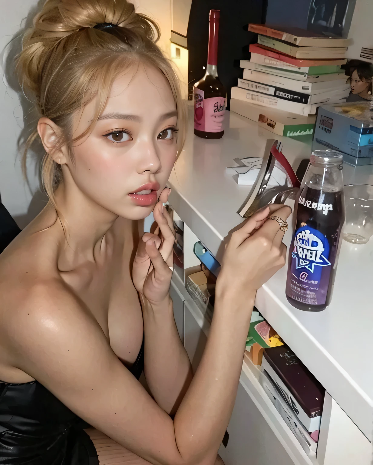 jennie pink black