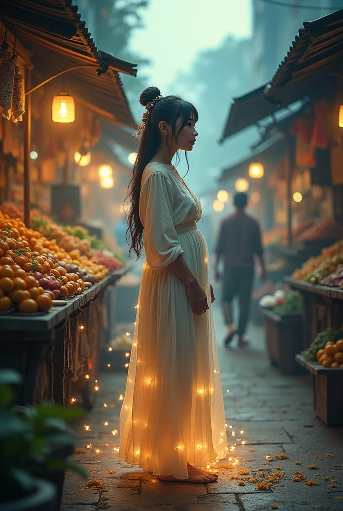 It was found that every time Supawadee came to her parents' cart, business became strangely favorable, all the goods were sold at once.