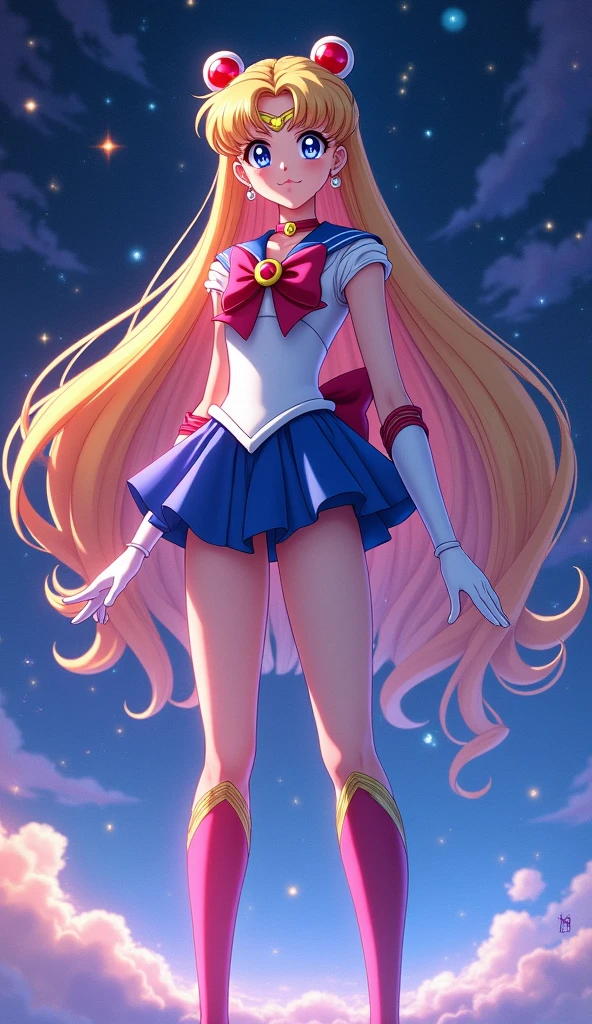 1 female, sailor moon