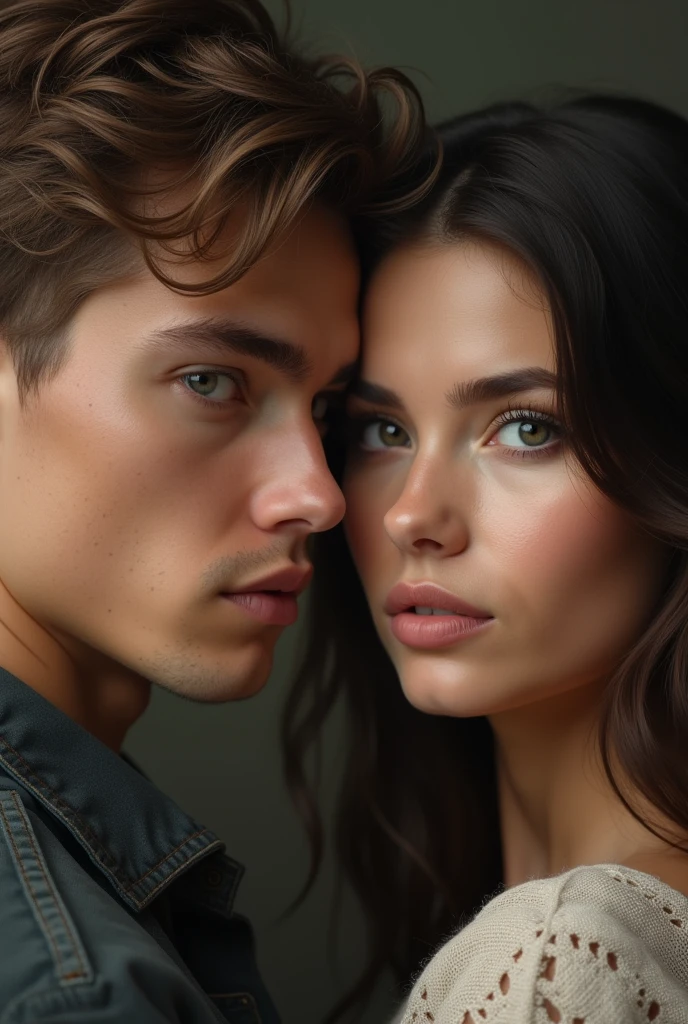 I want to create an image of two people together with their faces