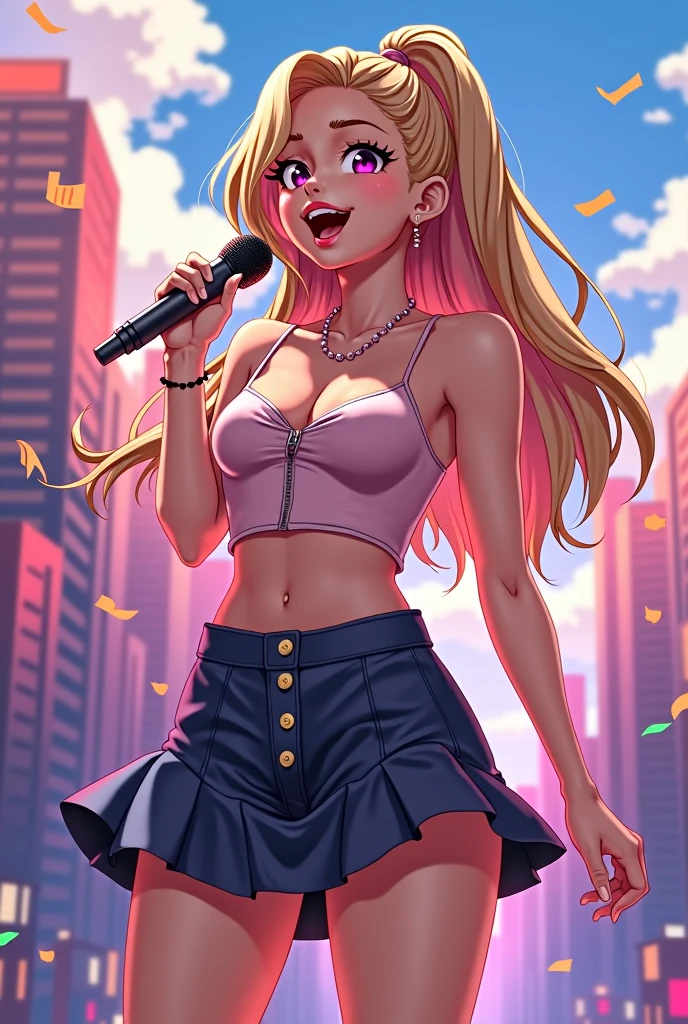 Ariana Grande as an anime character