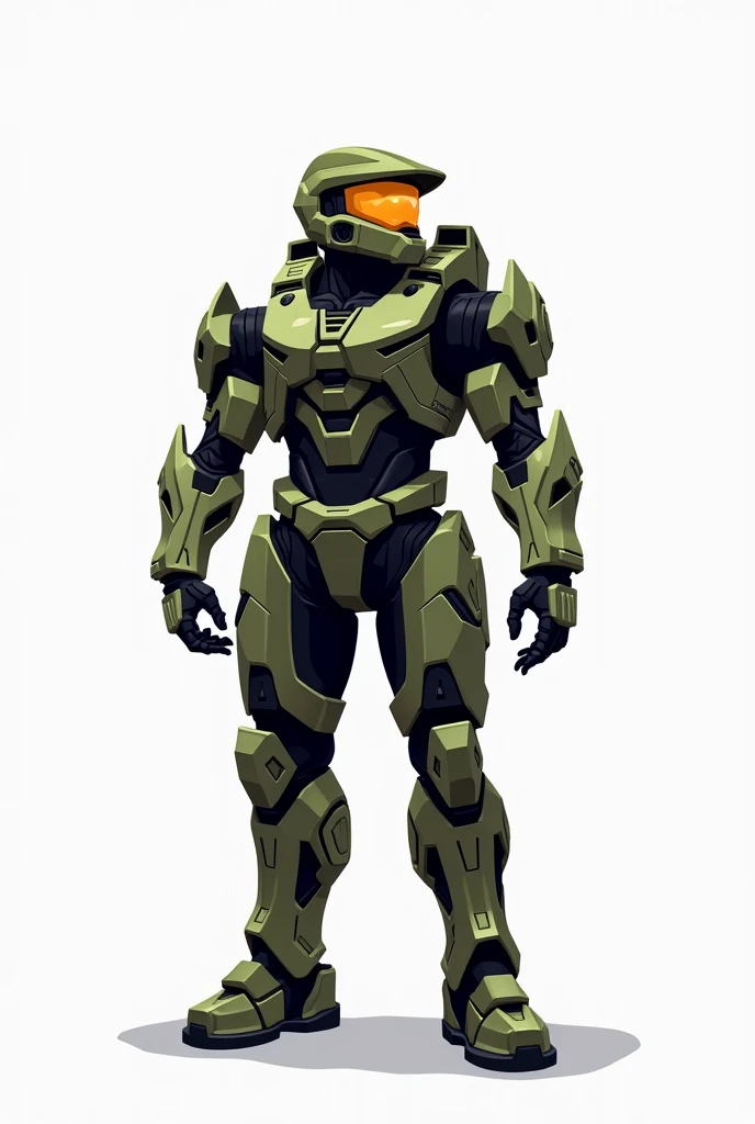Help me generate an AI game art application analysis，Similar to long PDF，Portfolio format，Don&#39;t need too many colors，Be formal, Halo's Masterchief Armor, The combination of Huawei&#39;s White background，Need to include typographic elements，Design elements, etc.，Novel board style，Reference dribbble，Behance and other creative websites。