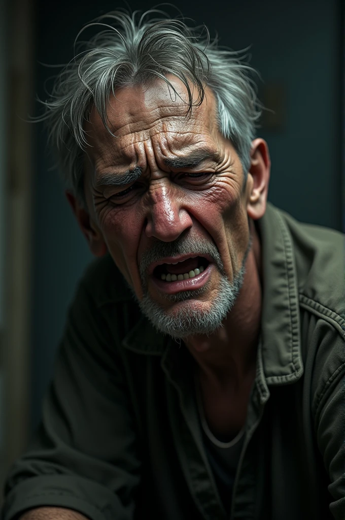 mature Nicolás crying