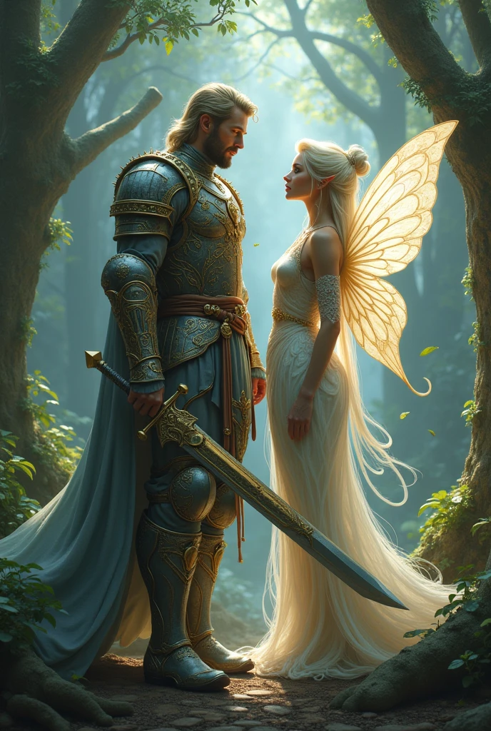 Warrior with fairy