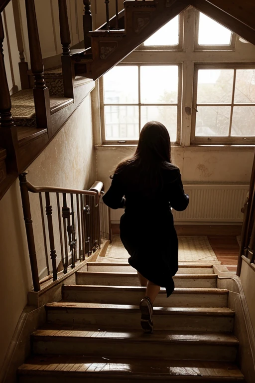 I see one whose ardor,
I just felt the tremor...
And the only thing that comes to my mind is her saying:
I love stairs with cobwebs,
Alone in the room, no one will catch me,
I then shake my feet on the carpet,
Like crazy, I run to a toilet,
And I think that no one will scratch me,
I love stairs with cobwebs,
I love stairs with cobwebs,
Dear Escaaaadas...
I love stairs with cobwebs,
Alone in the room, no one will catch me,
