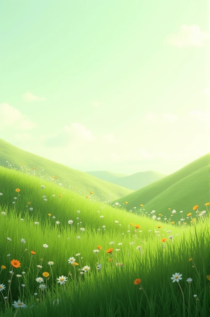 Create an image where the background is grass 