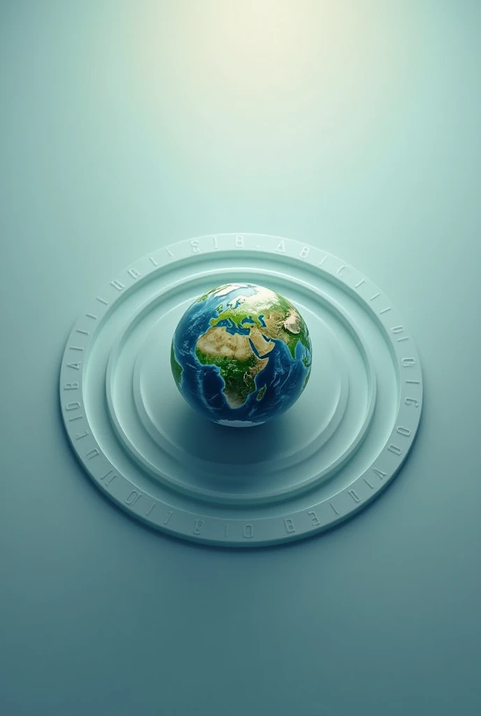 Earth with 5 safety circles around it