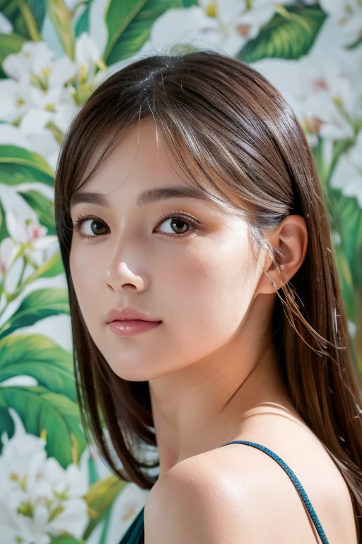(Ultra-realistic), (figure), (High resolution), (8k), (Very detaileded), (Best figure), (Beautiful and detaileded Eyes), (Highest quality), (Ultra detaileded), (masterpiece), (wallpaper), (detaileded Face), Facial pores,alone,one person's,, Fine detailed, detaileded Face, (detailed),(Realistic lighting: 1.1),Fed-esque image of a long-haired woman smiling for a photo, Adorable Korean Face, , Korean Female Actresses, , Cute Korean Actresses, Gorgeous Young Korean Woman,