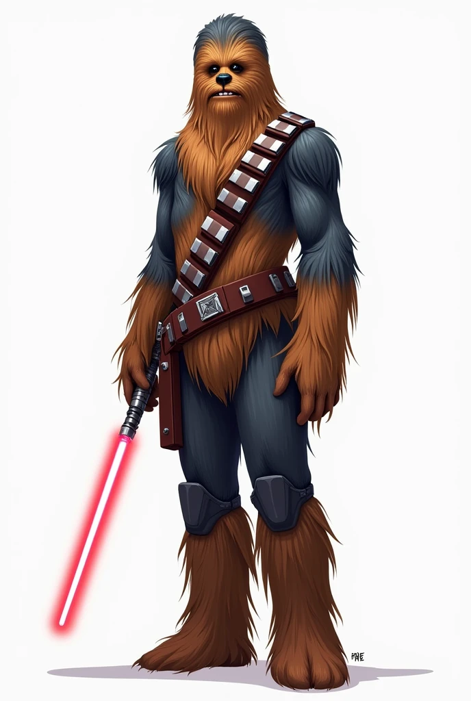 Help me generate an AI game art application analysis，Similar to long PDF，Portfolio format，Don&#39;t need too many colors，Be formal, Starwars Chewbacca, The combination of Huawei&#39;s White background，Need to include typographic elements，Design elements, etc.，Novel board style，Reference dribbble，Behance and other creative websites。