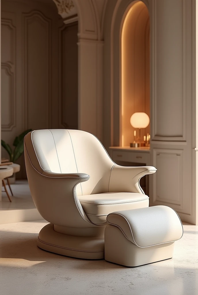 Design of a beauty salon chair