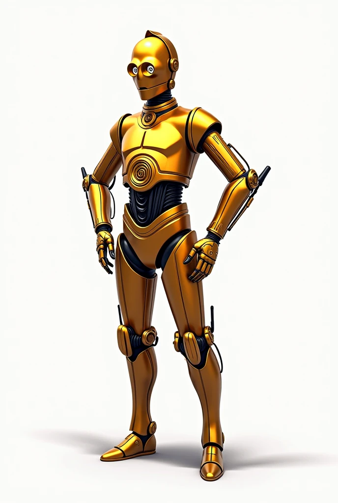 Help me generate an AI game art application analysis,Similar to long PDF,Portfolio format,Don't need too many colors,Be formal, Starwars C3PO, The combination of Huawei's White background,Need to include typographic elements,Design elements, etc.,Novel board style,Reference dribbble,Behance and other creative websites。